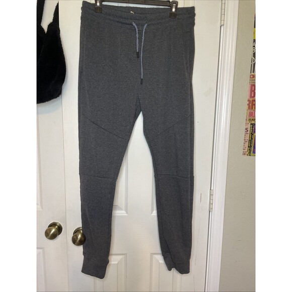 Public Supply Co. Women’s Detailed Joggers Size L Charcoal Gray Drawstring - Picture 1 of 11